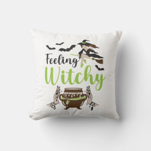 Feeling witchy Magic Halloween Cushion