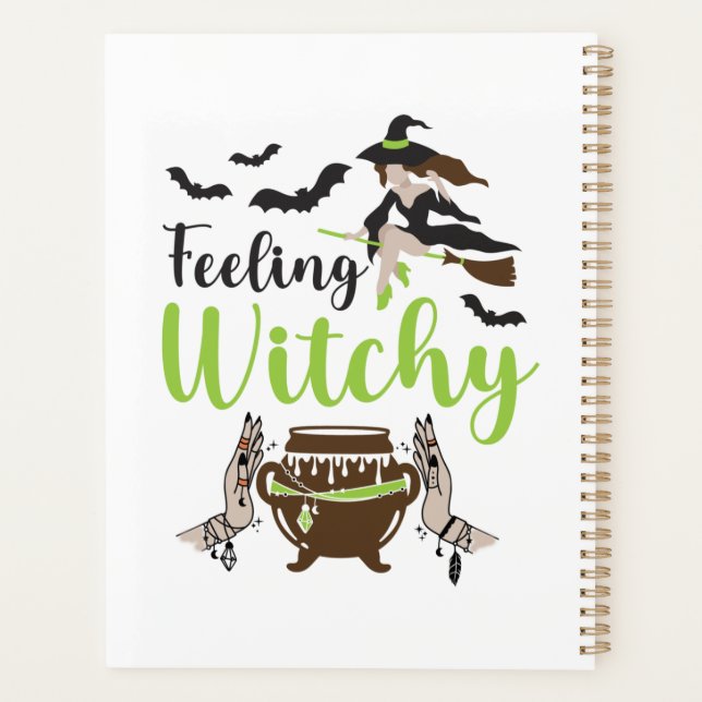Feeling witchy Magic Halloween Planner (Back)