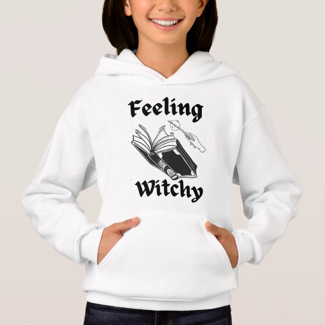 Feeling Witchy Spell book funny Halloween witch (Front)