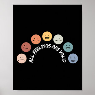 Feelings Are Valid Mental Health Awareness Month E Poster