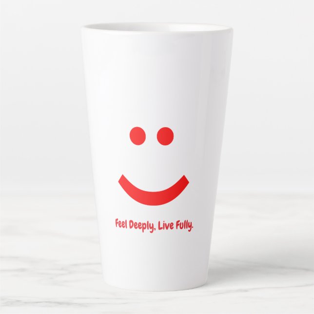 feelings is latte mug (Front)