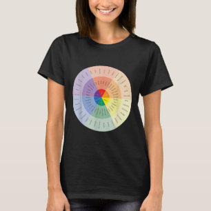 Feelings Wheel Mental Health People With Depressio T-Shirt