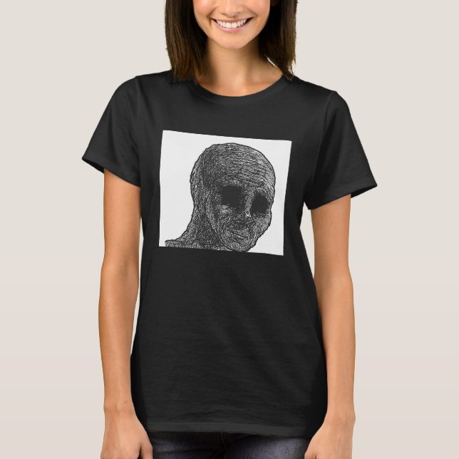 Feels Guy Wojak Meme Doomer  1 T-Shirt (Front)