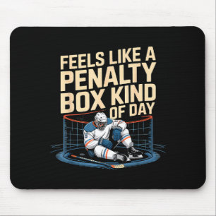 Feels Like A Penalty Box Kind Of Day Funny Hockey  Mouse Pad