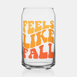 Feels Like Fall Can Glass