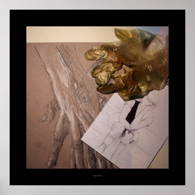 Feels like weird or Waiting Drawings Poster (Front)