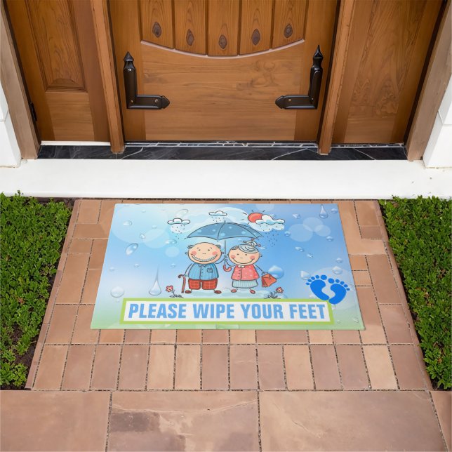 Feet-24" x 36" Door Mat (Outdoor)