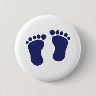 Feet - Baby 6 Cm Round Badge