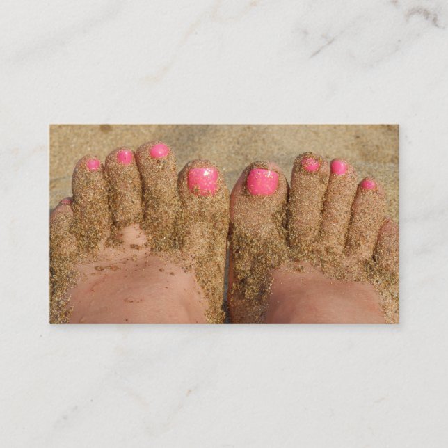 Feet Business Card (Front)