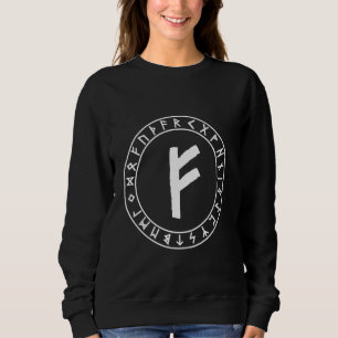 Fehu Rune Viking Rune Norse Pagan Wicca Witchcraft Sweatshirt