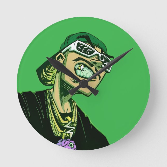 Feid Ferxo Round Clock (Front)