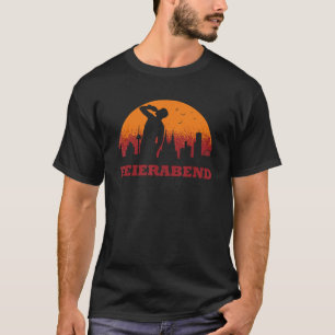 Feierabend Bierchen Cologne Skyline Sunset Men T-Shirt