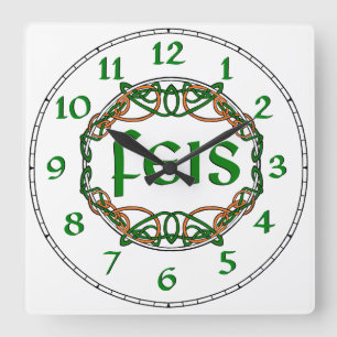 FEIS SQUARE WALL CLOCK