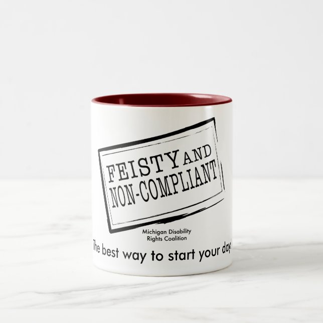 Feisty 15 oz coffee mug (Center)