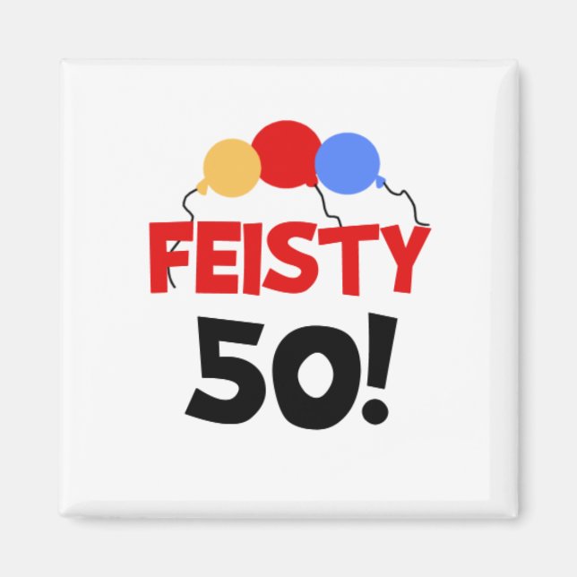Feisty 50 magnet (Front)