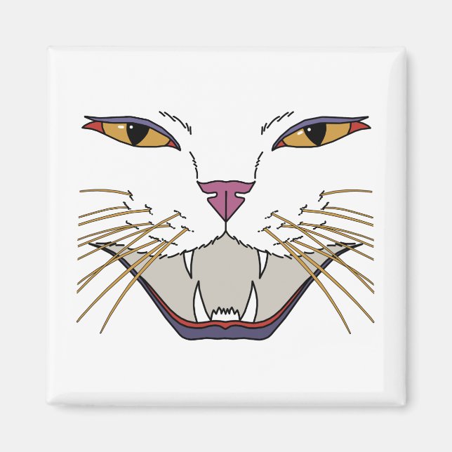 Feisty Cat Lover Magnet (Front)