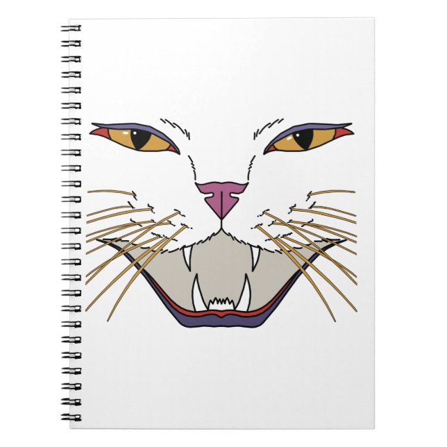 Feisty Cat Lover Notebook (Front)