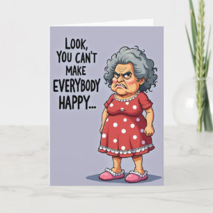 Feisty Granny Birthday Card
