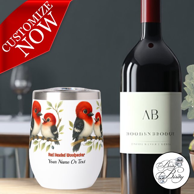 Feisty Red-headed Woodpecker (Creator Uploaded)