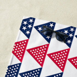Felcould banderines July 4 Beach Towel