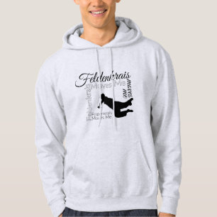 Feldenkrais Moves Me Hoodie Black & White