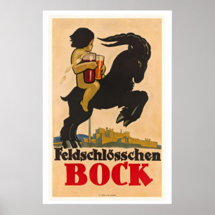 Feldschlösschen Brewery Feldschlösschen Beer Poster