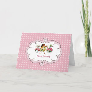 Felices Pascuas. Easter Card in Spanish