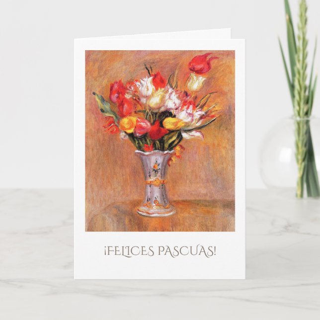 Felices Pascuas. Fine Art Easter Card in Spanish (Front)