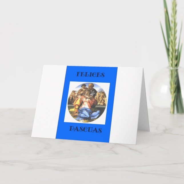 Felices Pascuas Spanish Easter Holiday Card (Front)