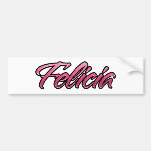 Felicia faded pink Aufkleber Sticker