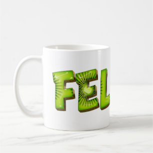Felicia Name Kiwi Style Tasse Teetasse Kaffeetasse Coffee Mug