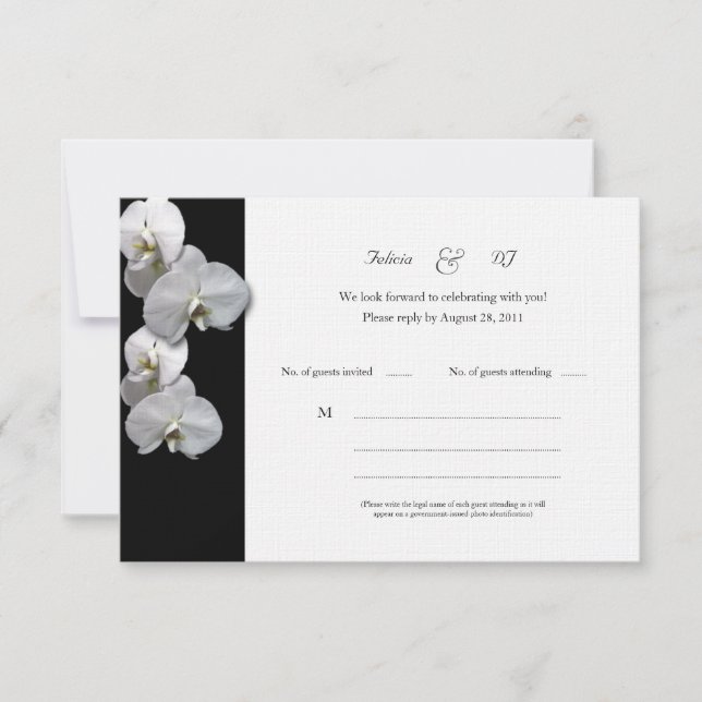 Felicia RSVP Invitation (Front)