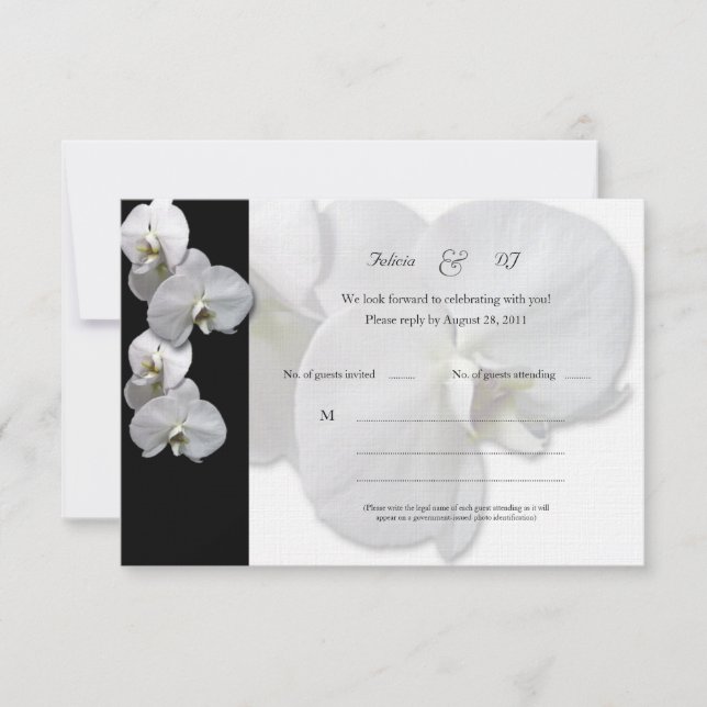 Felicia RSVP Invitation (Front)