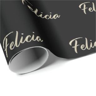 Felicia white gold Handwriting gift paper