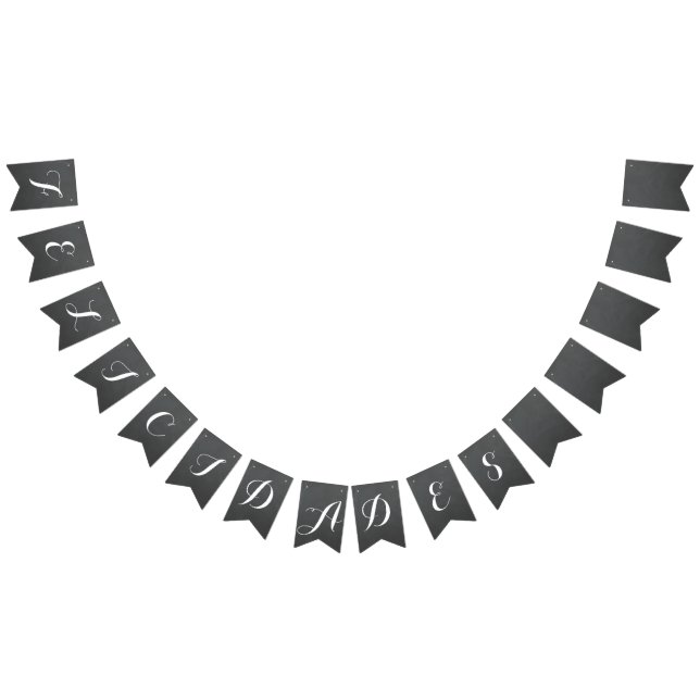 Felicidades banderín bunting  (All)