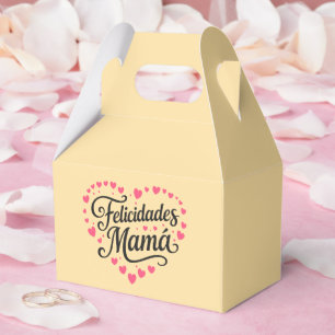 Felicidades Mamá Happy Mother's Day Calligraphy    Favour Box