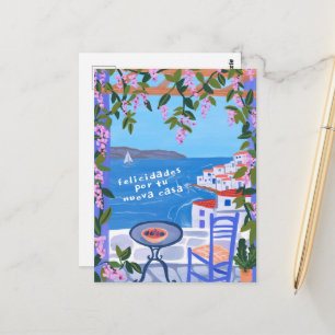 Felicidades Por Nueva Casa Sea Views Art Postcard