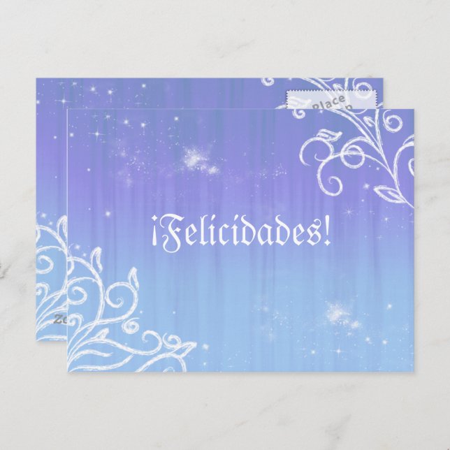 Felicitación01 - Postales Postcard (Front/Back)