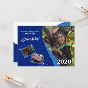 Felicitación o invitación de graduación invitation