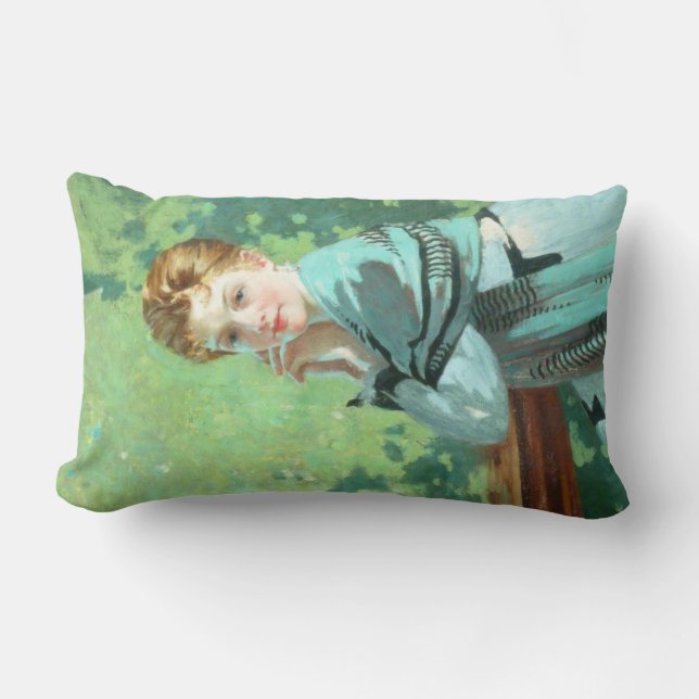 Felicity (by George Henry) Lumbar Cushion (Front)