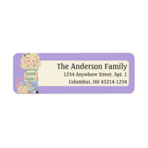 Felicity Jane Easter Blessings d4 address label Return Address Label