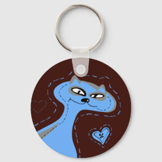 Felid friends2 key ring