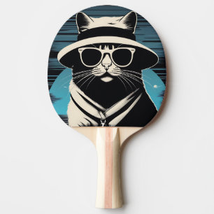 Feline Cat Portait Cool Ping Pong Paddle