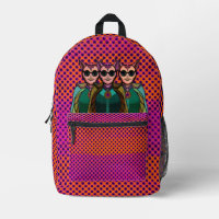 Feline characters Print Cut Sew Bag