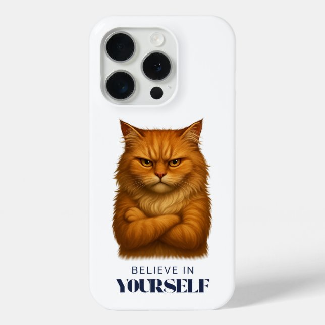 Feline Confidence Case-Mate iPhone Case (Back)