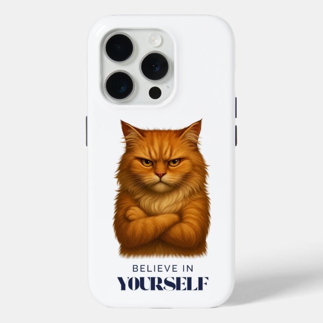Feline Confidence Case-Mate iPhone Case (Back)