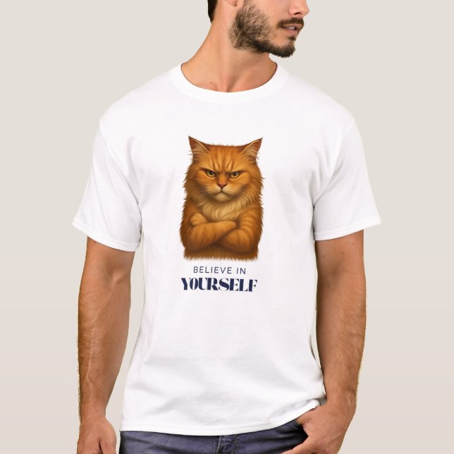 Feline Confidence   T-Shirt (Front)
