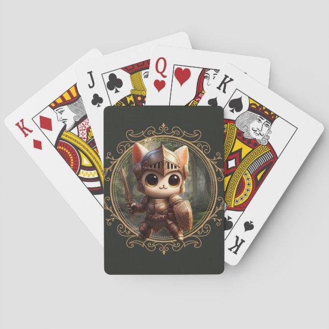 Feline Fantasy Adventure Playing Cards (Back)