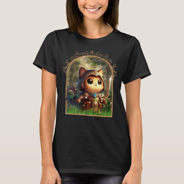 Feline Fantasy Adventure T-Shirt (Front)
