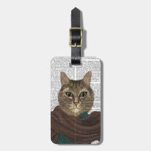 Feline Fashionista Luggage Tag
